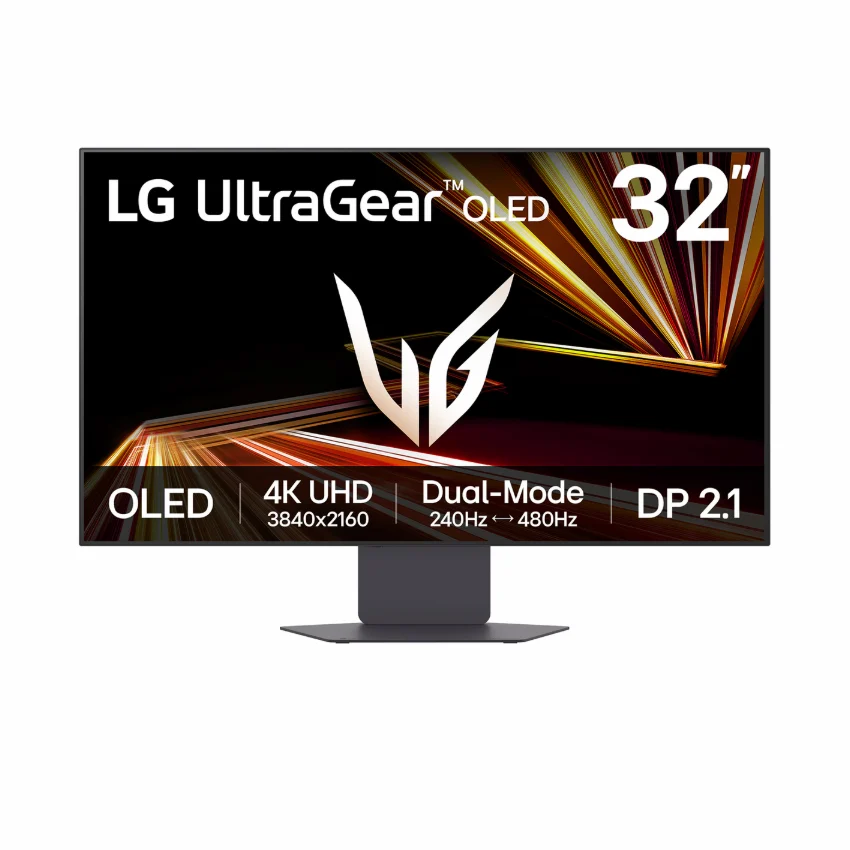 Màn hình LCD LG UltraGear 32GX870A-B 4K 240Hz (31.5 inch, UHD (3840×2160), OLED, Dual-Mode (240Hz/480Hz), 0.03ms, G-SYNC)