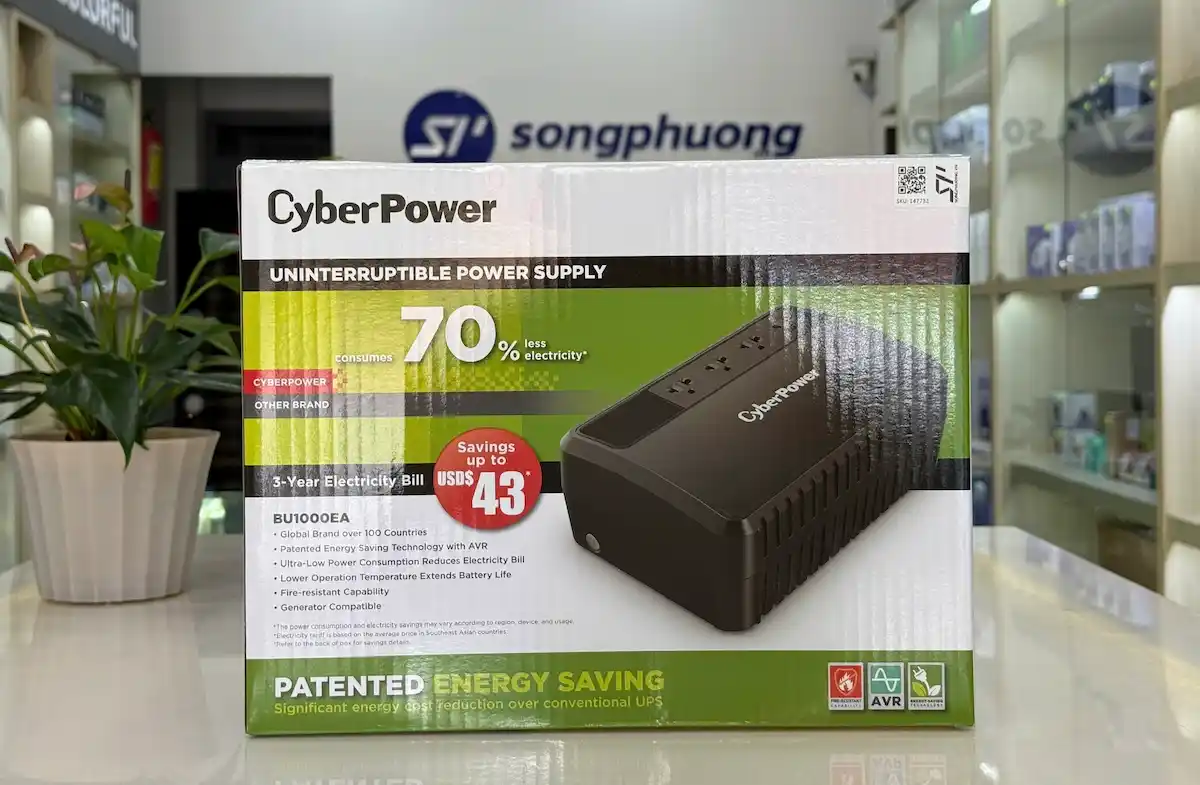 Bộ Lưu Điện UPS CyberPower BU1000EA -songphuong.vn Bộ Lưu Điện UPS CyberPower BU1000EA