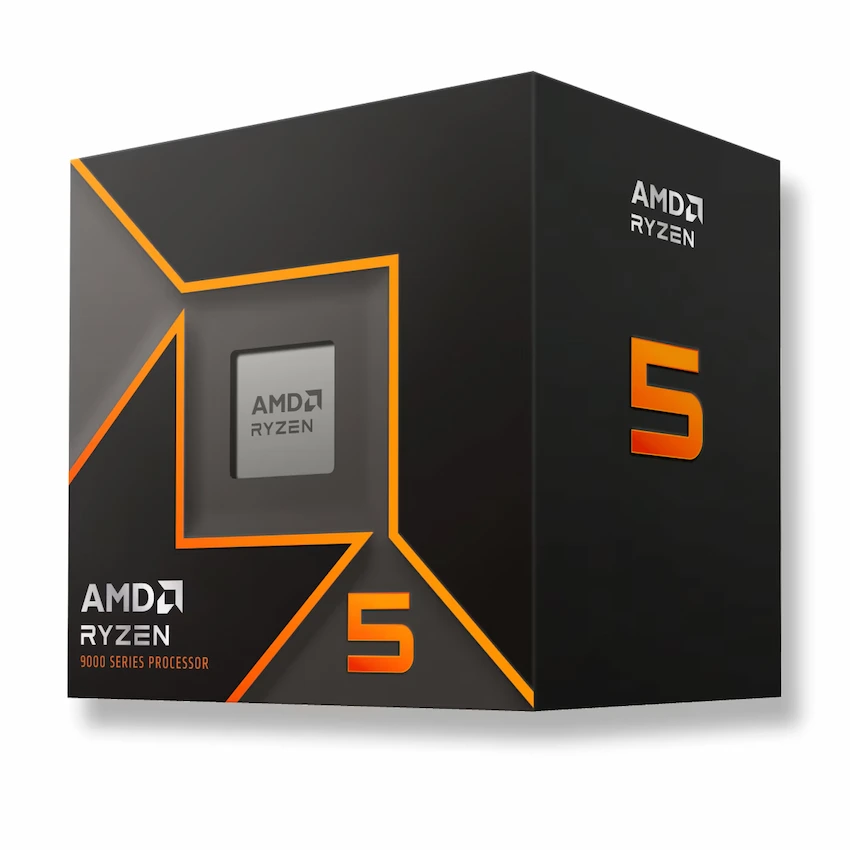 CPU AMD Ryzen 5 9600 (3.8GHz boost 5.2GHz, 6 nhân 12 luồng, 38MB Cache, 65W, Socket AM5)