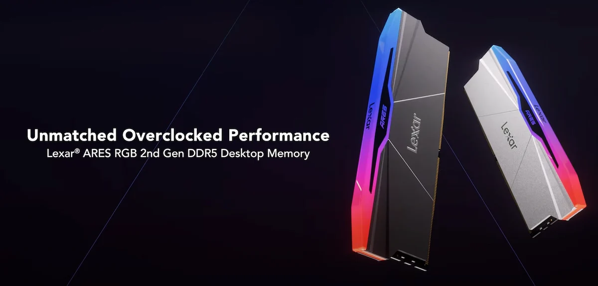 RAM Lexar ARES RGB Gen II 32GB DDR5 7800MHz RAM Lexar ARES RGB Gen II 32GB DDR5 7800MHz