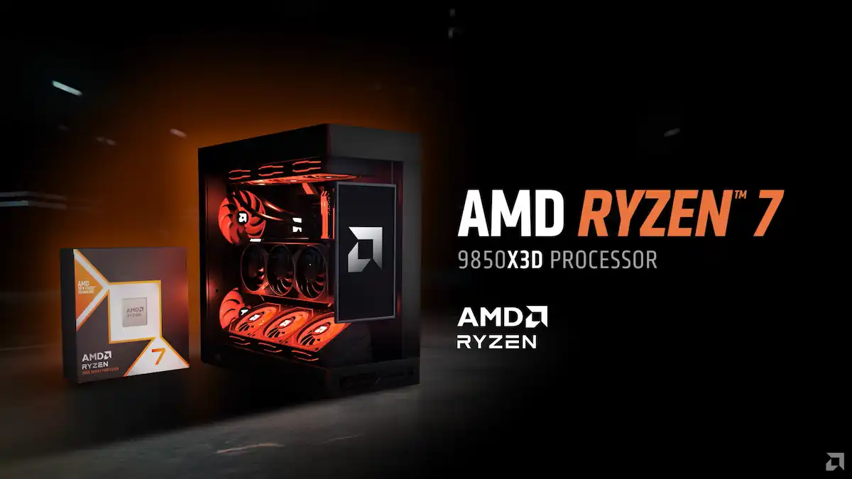 CPU AMD Ryzen 7 9850X3D - songphuong.vn CPU AMD Ryzen 7 9850X3D