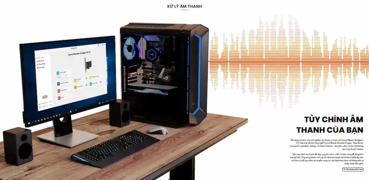 Card Âm Thanh Creative Blaster Audigy Fx V2 - songphuong.vn Card Âm Thanh Creative Blaster Audigy Fx V2