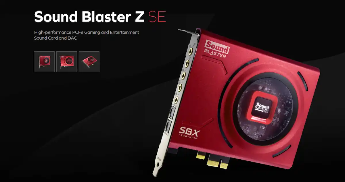 Card Âm Thanh Creative Sound Blaster Z SE Card Âm Thanh Creative Sound Blaster Z SE