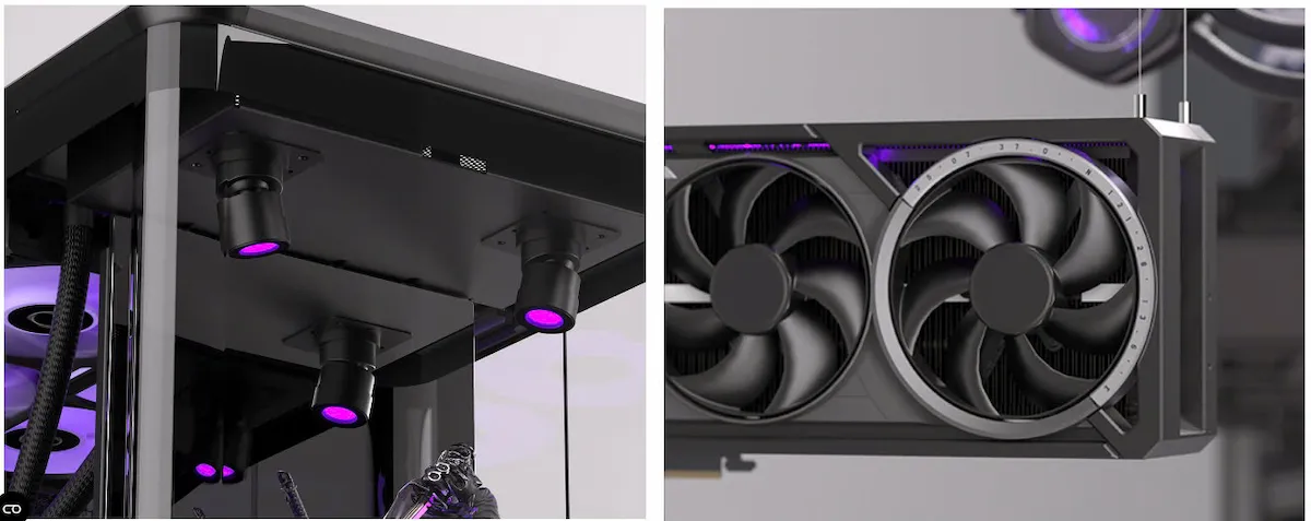 Case Cooler Master MasterFrame 360 Stage LCD -songphuong.vn Case Cooler Master MasterFrame 360 Stage LCD