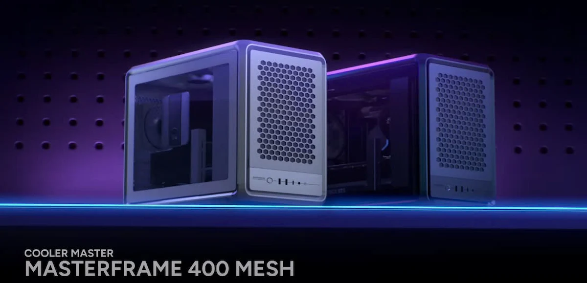 Case MasterFrame 400 Mesh ARGB Black -songphuong.vn Case MasterFrame 400 Mesh ARGB Black