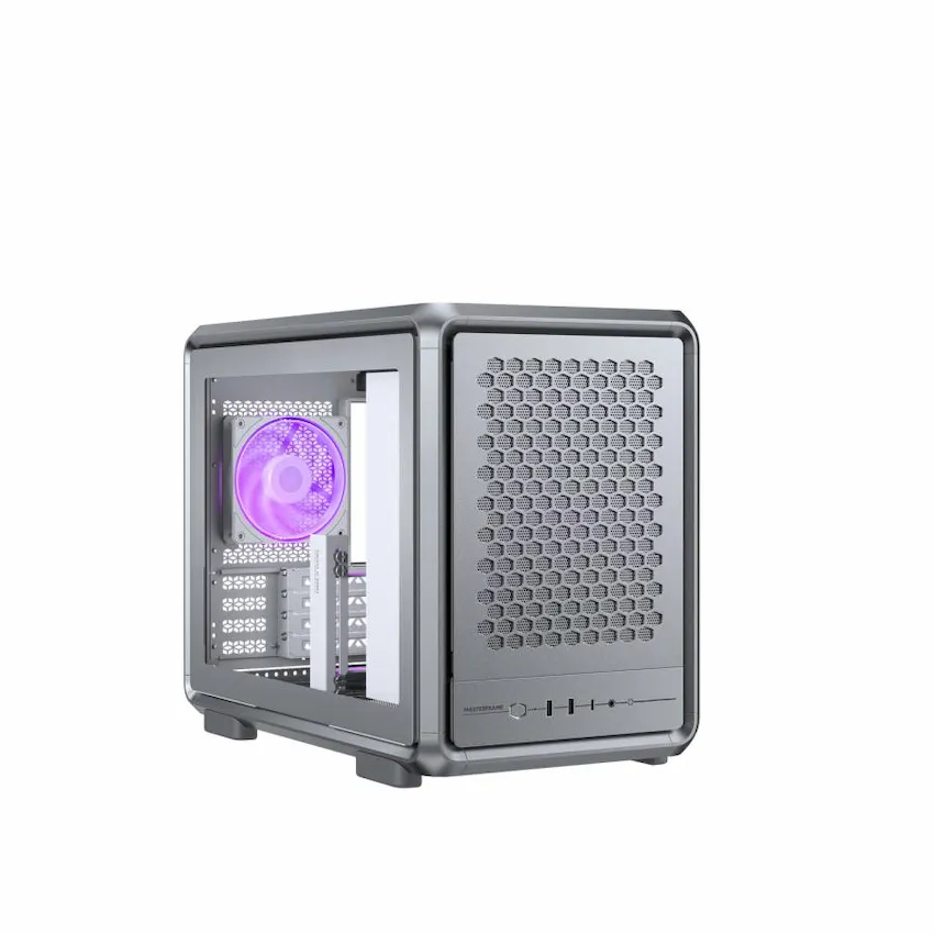 Case Cooler Master MasterFrame 400 Mesh ARGB Silver (Mid Tower, Type C, FreeForm 2.0, Bạc, MF400M-SHNN-S00)