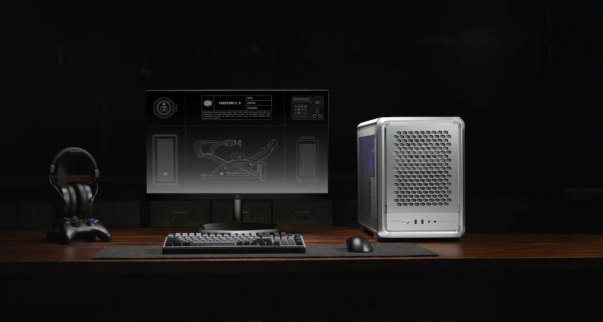 Case MasterFrame 400 Mesh ARGB Silver -songphuong.vn Case MasterFrame 400 Mesh ARGB Silver