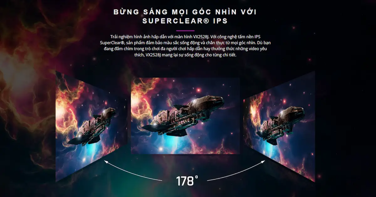 Màn Hình LCD ViewSonic VX2528J 180Hz - songphuong.vn Màn Hình LCD ViewSonic VX2528J 180Hz