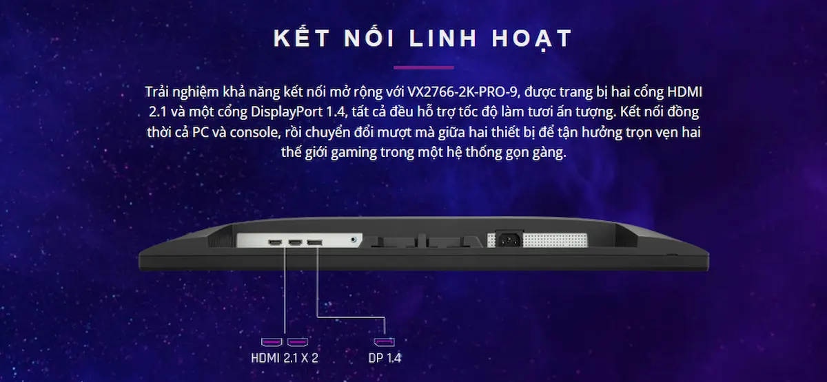 Màn Hình LCD ViewSonic VX2766-2K-PRO-9 320Hz 2K - songphuong.vn Màn Hình LCD ViewSonic VX2766-2K-PRO-9 320Hz 2K