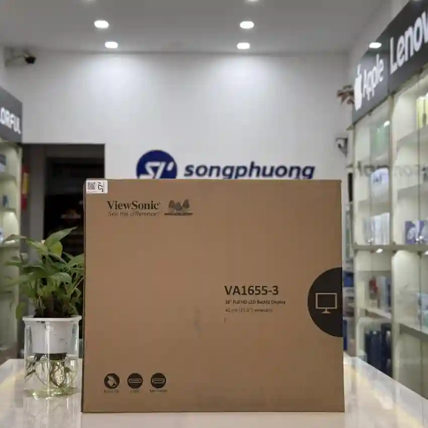 Màn Hình di động ViewSonic VA1655-3 (15.6 inch, 1920 x 1080 FHD, 60Hz, IPS, 7ms, USB-C)