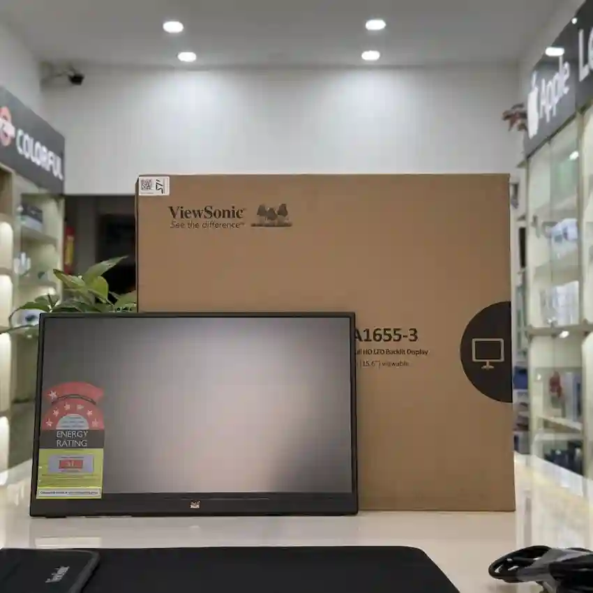 Màn Hình di động ViewSonic VA1655-3 (15.6 inch, 1920 x 1080 FHD, 60Hz, IPS, 7ms, USB-C)