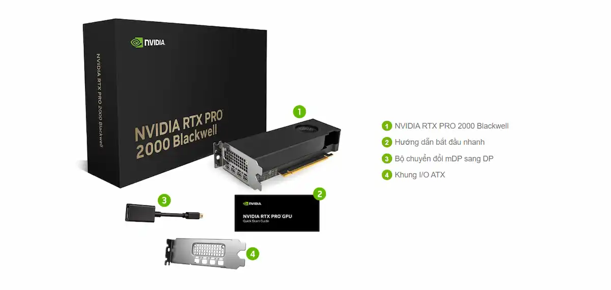 VGA LEADTEK NVIDIA RTX PRO 2000 16GB Blackwell - songphuong.vn VGA LEADTEK NVIDIA RTX PRO 2000 16GB Blackwell
