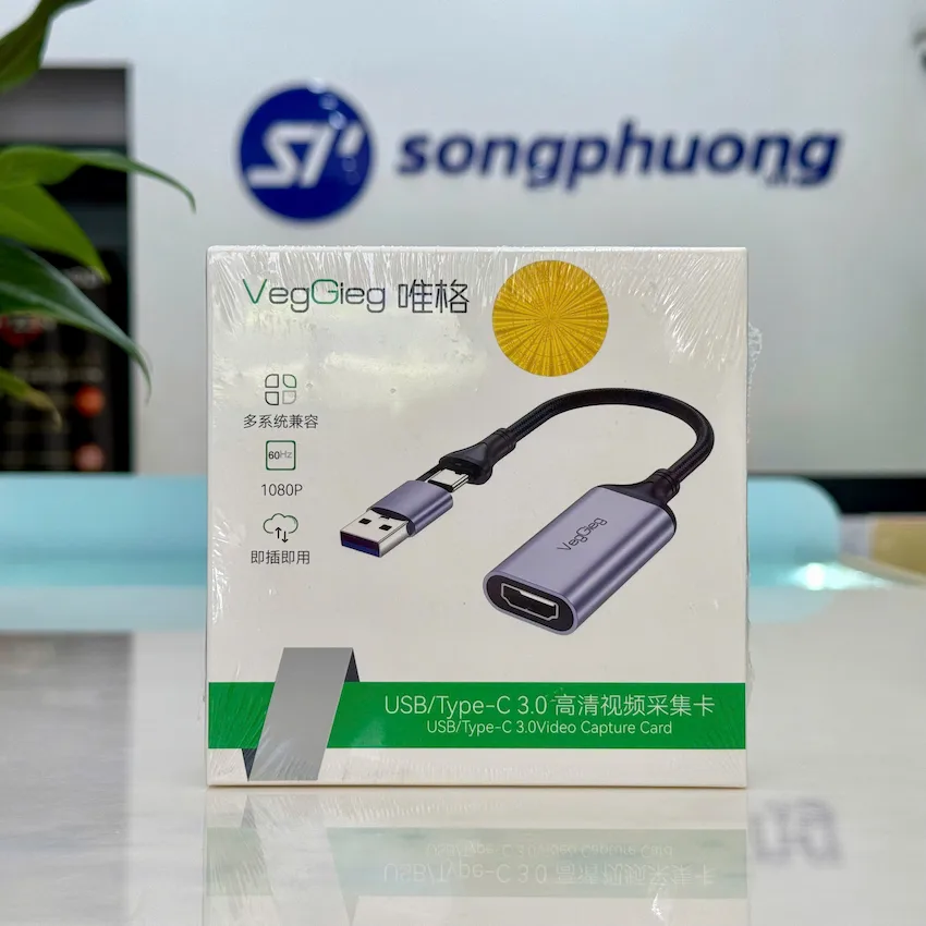 Bộ Chuyển Đổi VegGieg HDMI to USB/Typec V-Z632