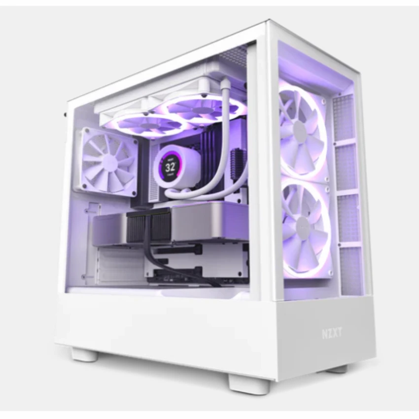 Case NZXT H5 FLOW ALL WHITE V1 – C-H51FW-01