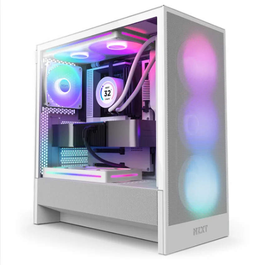 Case NZXT H5 FLOW RGB ALL White V2 – CC-H52FW-R1