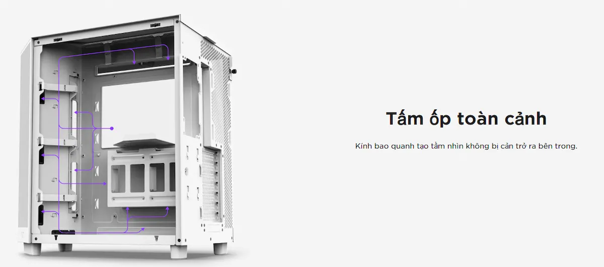 Case NZXT H6 FLOW ALL BLACK