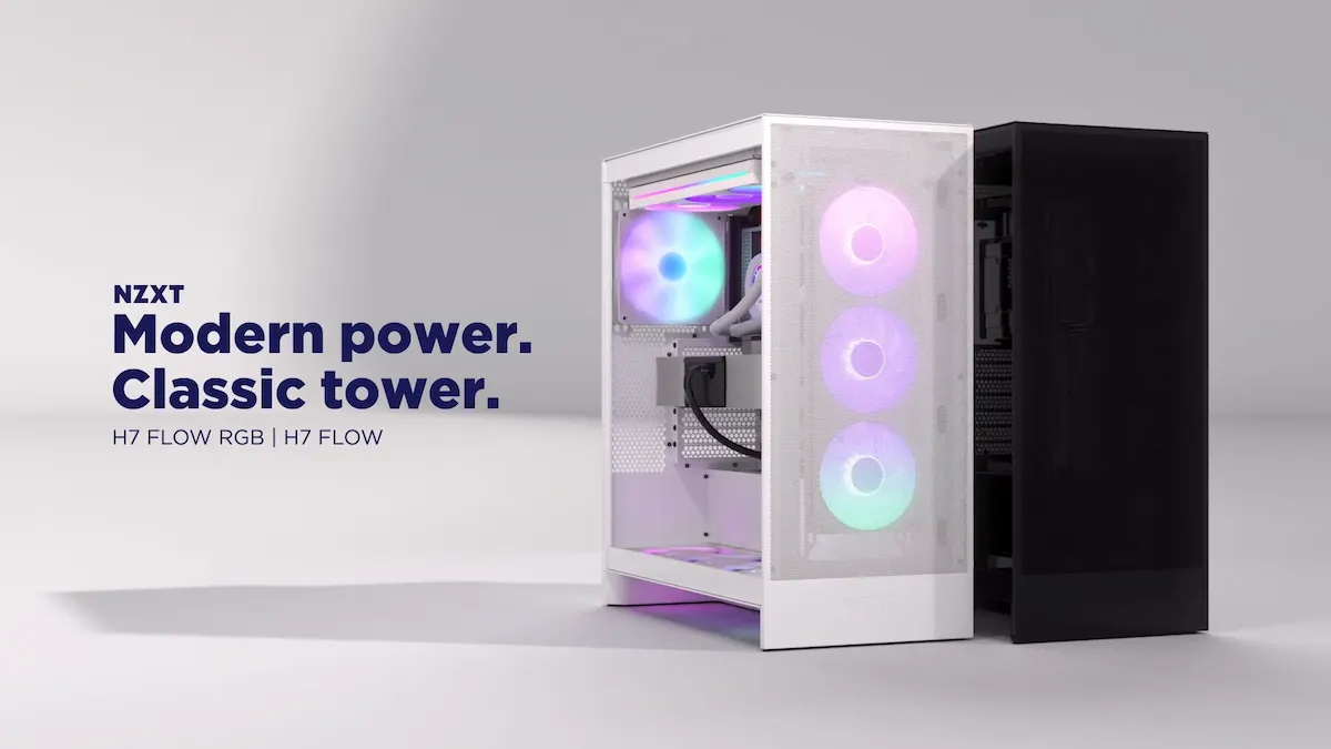 Case NZXT H7 FLOW ALL WHITE V2 Case NZXT H7 FLOW ALL WHITE V2