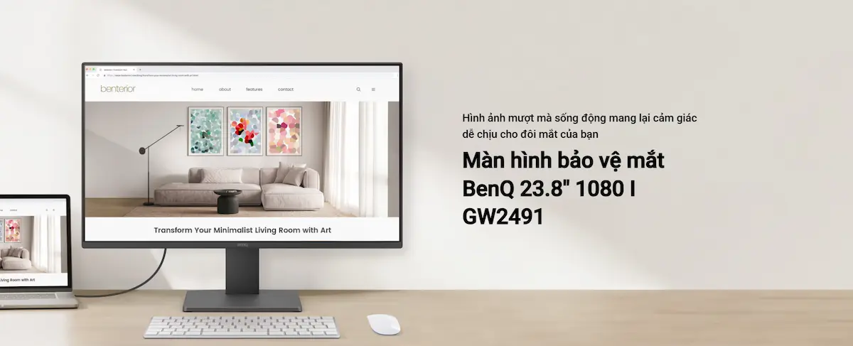 Màn hình LCD BENQ GW2491 IPS 100Hz - songphuong.vn Màn hình LCD BENQ GW2491 IPS 100Hz