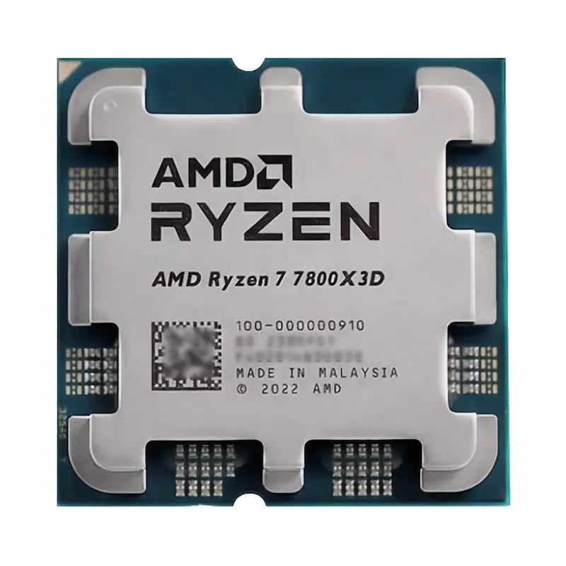 CPU AMD Ryzen 7 7800X3D (4.1GHz boost 5.0GHz, 8 nhân 16 luồng, 104MB Cache, 120W, SK AM5, NO BOX)