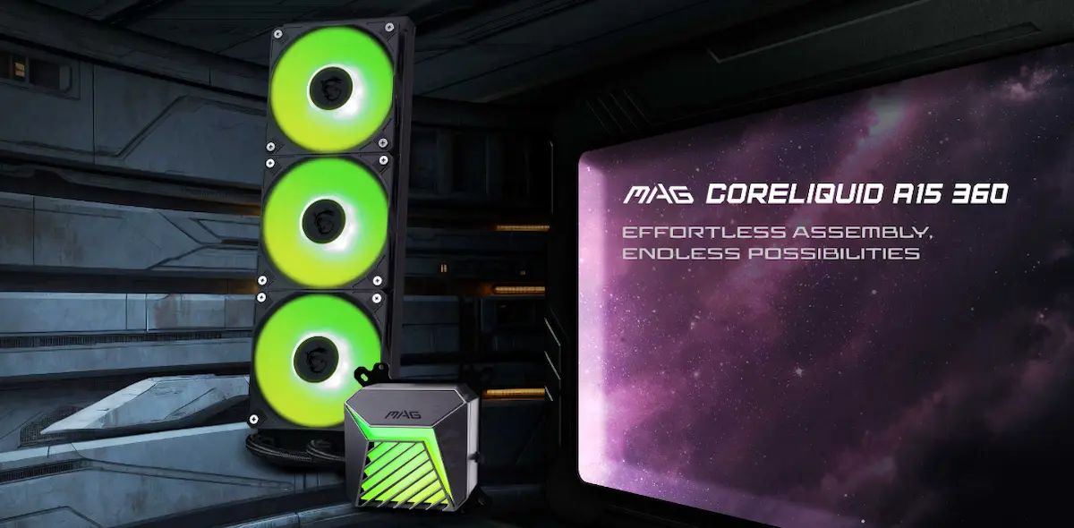 Tản nhiệt nước MSI MAG CORELIQUID A15 360 - songphuong.vn Tản nhiệt nước MSI MAG CORELIQUID A15 360