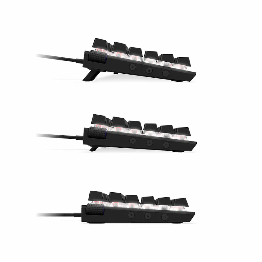 Bàn Phím cơ NZXT Function MiniTKL (Hot-swap, Wired, Red Switch, RGB, Trắng/Đen)