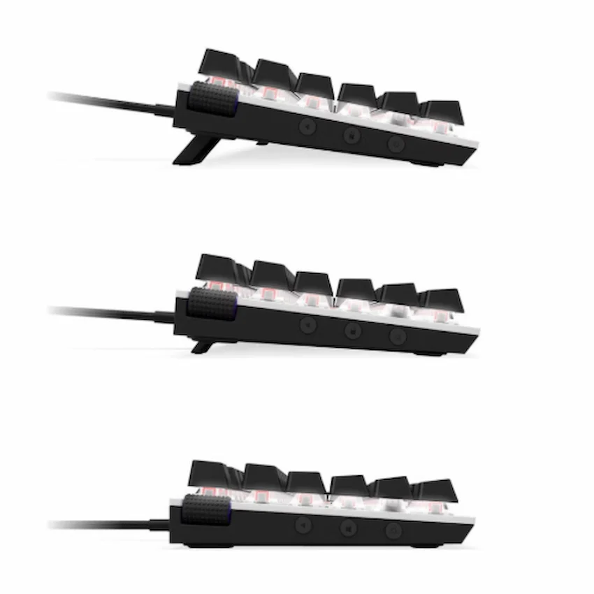 Bàn Phím cơ NZXT Function Tenkeyless (Wired, Red Switch, RGB, ABS, Trắng/Đen)