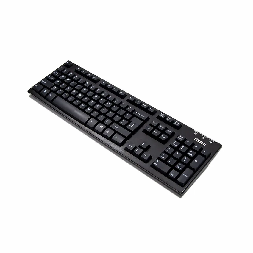 Bàn phím Fuhlen L411W Wireless Black (Không dây, Kết nối USB 2.4G)
