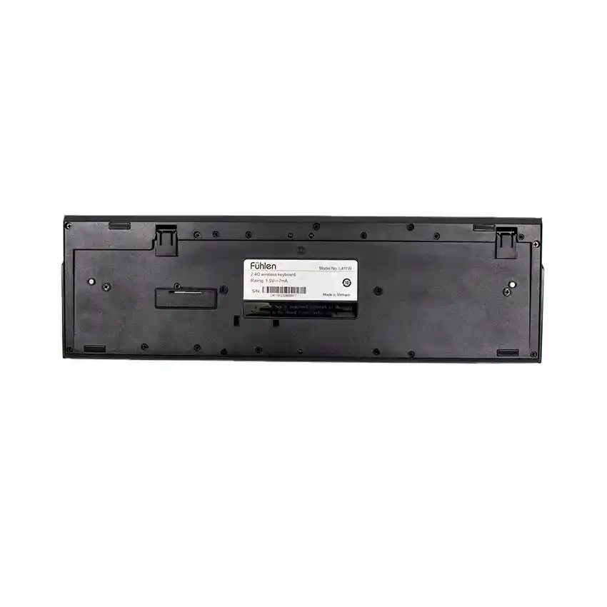 Bàn phím Fuhlen L411W Wireless Black (Không dây, Kết nối USB 2.4G)
