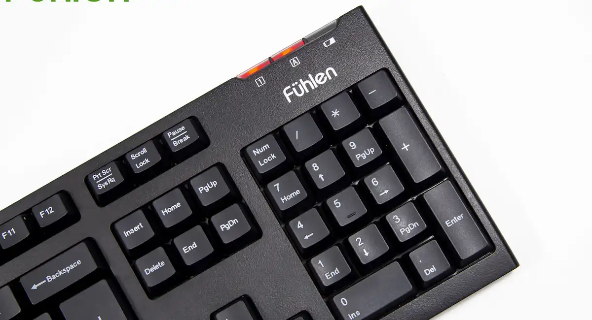 Bàn phím Fuhlen L411W Wireless Black Bàn phím Fuhlen L411W Wireless Black