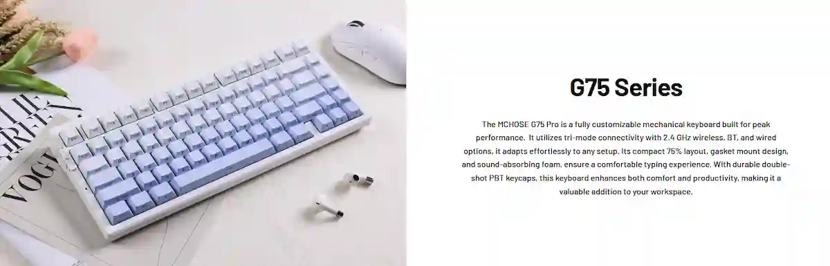 Bàn phím cơ MCHOSE G75 Pro Bàn phím cơ MCHOSE G75 Pro