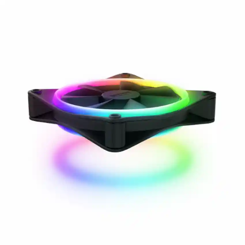 Bộ 3 Fan Case NZXT F120RGB Duo (Kèm Bộ điều khiển RGB, Chiếu sáng hai mặt, Trắng/Đen)