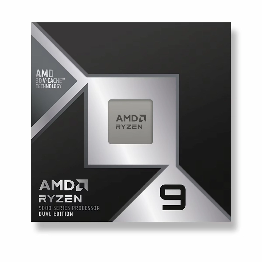 CPU AMD Ryzen 9 9950X3D2 Dual Edition (4.3 GHz boost 5.6 GHz, 16 nhân 32 luồng, 208MB Cache, 200W, Socket AM5)