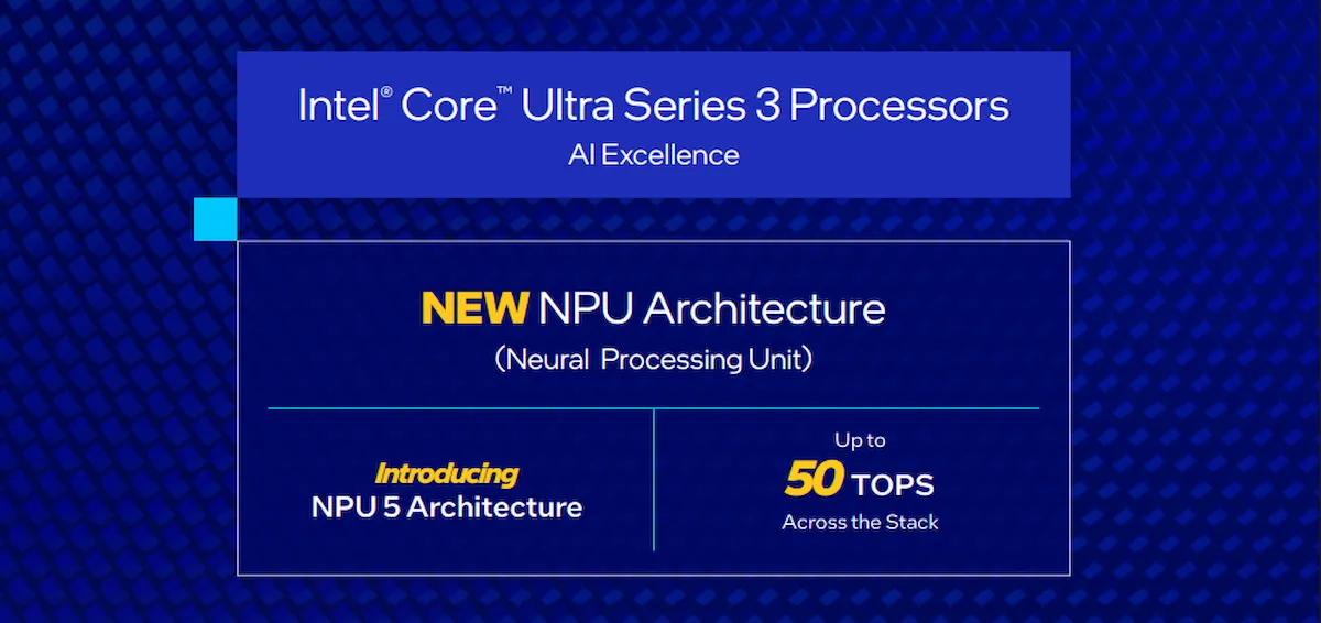 Intel Core Ultra Series 3 - songphuong.vn Intel Core Ultra Series 3