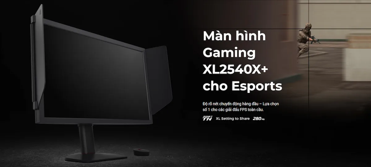 Màn hình LCD BENQ XL2540X+ TN 280Hz - songphuong.vn Màn hình LCD BENQ XL2540X+ TN 280Hz