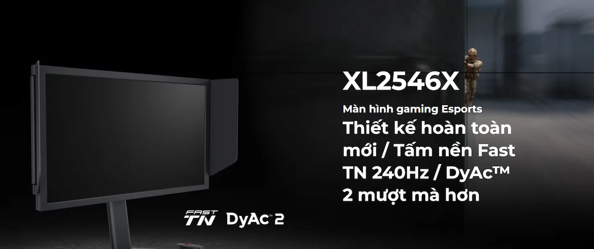 Màn hình LCD BENQ XL2546X+ TN 240Hz - songphuong.vn Màn hình LCD BENQ XL2546X+ TN 240Hz
