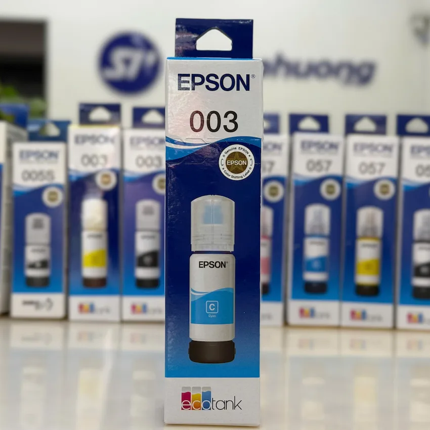 Mực in Epson 003 C (Xanh)