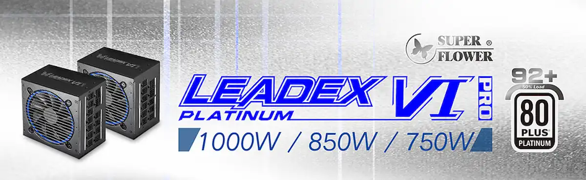 Nguồn SuperFlower Leadex VI Platinum PRO 850W - songphuong.vn Nguồn SuperFlower Leadex VI Platinum PRO 850W