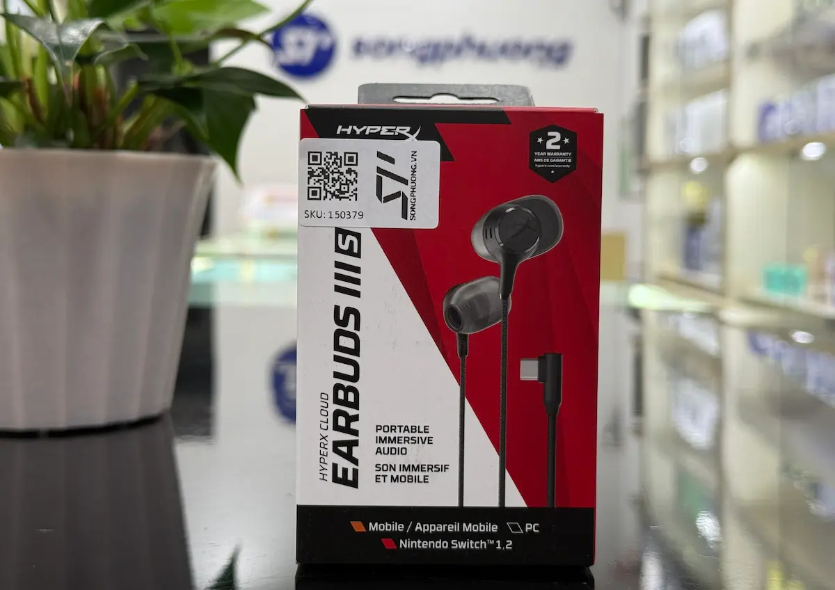 Tai nghe Kingston HyperX Cloud Earbuds III S -songphuong.vn Tai nghe Kingston HyperX Cloud Earbuds III S