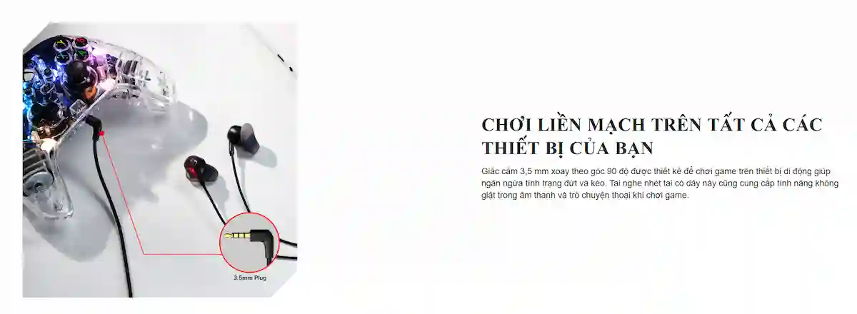 Tai nghe Kingston HyperX Cloud Earbuds III Tai nghe Kingston HyperX Cloud Earbuds III