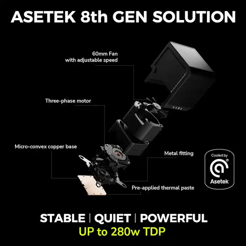 Tản nhiệt nước AIO TRYX PANORAMA 240 ARGB Black (LCD 6.5 inch, L-P240A-AS2M-G0K)