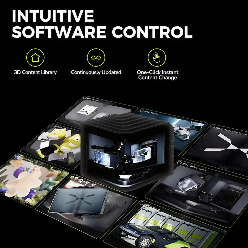 Tản nhiệt nước AIO TRYX PANORAMA 240 ARGB Black (LCD 6.5 inch, L-P240A-AS2M-G0K)