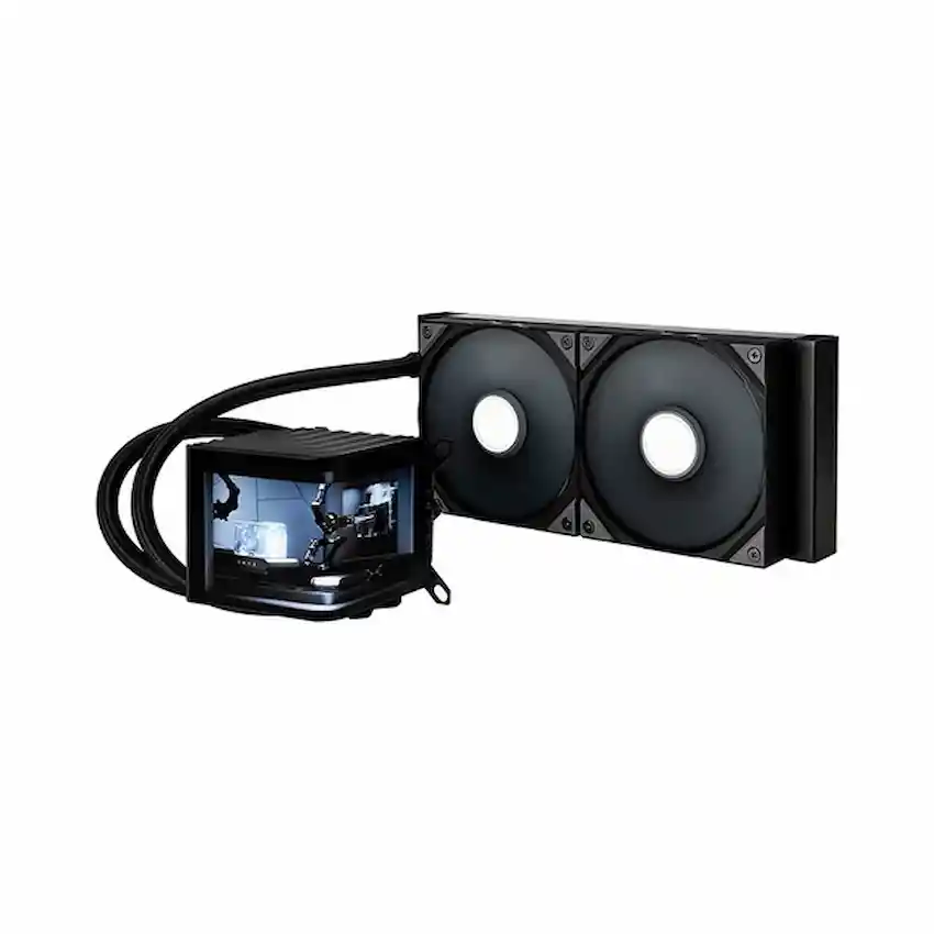 Tản nhiệt nước AIO TRYX PANORAMA 240 Black (LCD 6.5 inch, L-P240N-DS2M-G0K)
