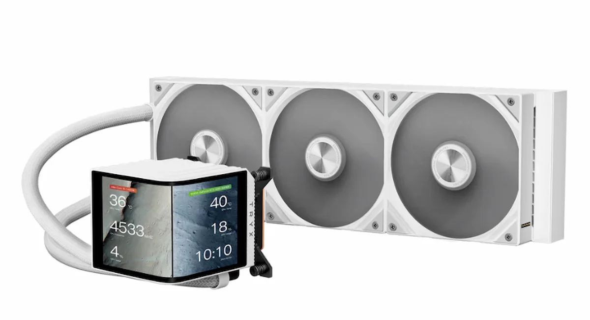 Tản nhiệt TRYX PANORAMA 360 White - songphuong.vn Tản nhiệt TRYX PANORAMA 360 White