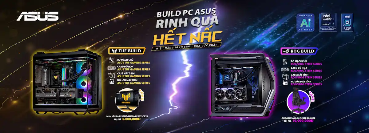 BUILD PC ASUS RINH QUÀ HẾT NẤC -songphuong.vn BUILD PC ASUS RINH QUÀ HẾT NẤC