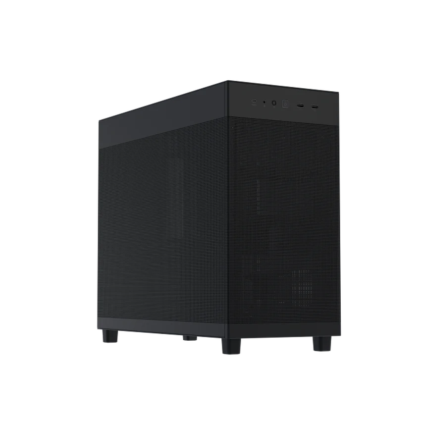 Case Asus Prime AP303 Mesh Black (Mini-ITX/Micro-ATX/ATX, Mid Tower, 1 Fan, Đen)