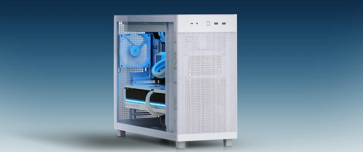 Case Asus Prime AP303 Tempered Glass White - songphuong.vn Case Asus Prime AP303 Tempered Glass White