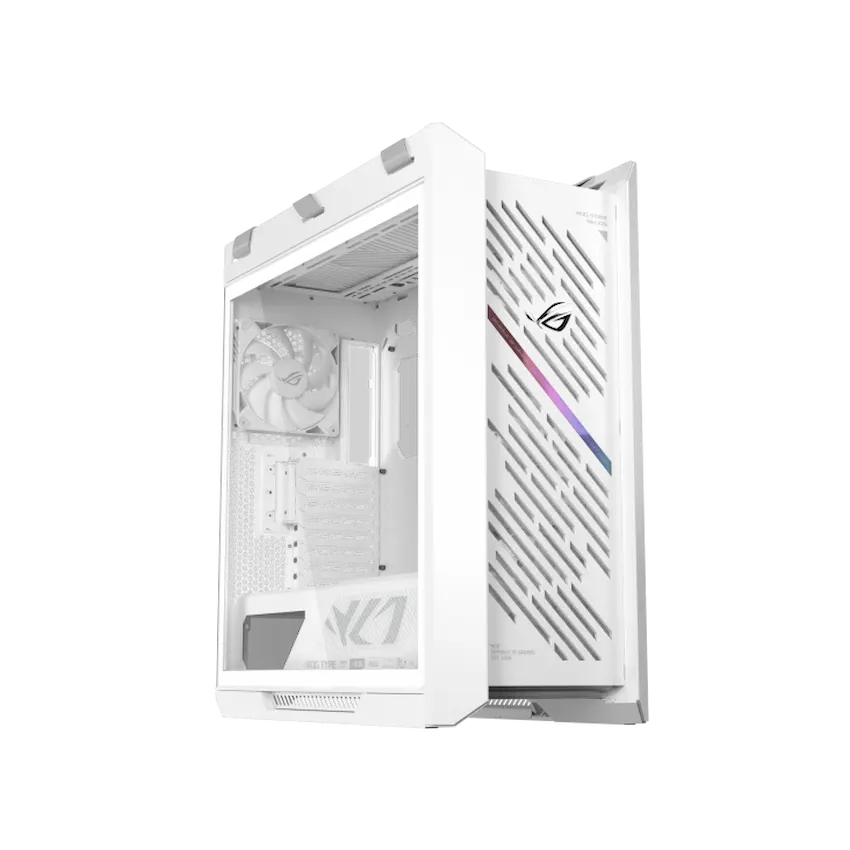 Case Asus ROG STRIX HELIOS II GX601S White (Mid Tower, E-ATX/ATX/Micro-ATX/Mini-ITX, 4 Fan, Trắng)