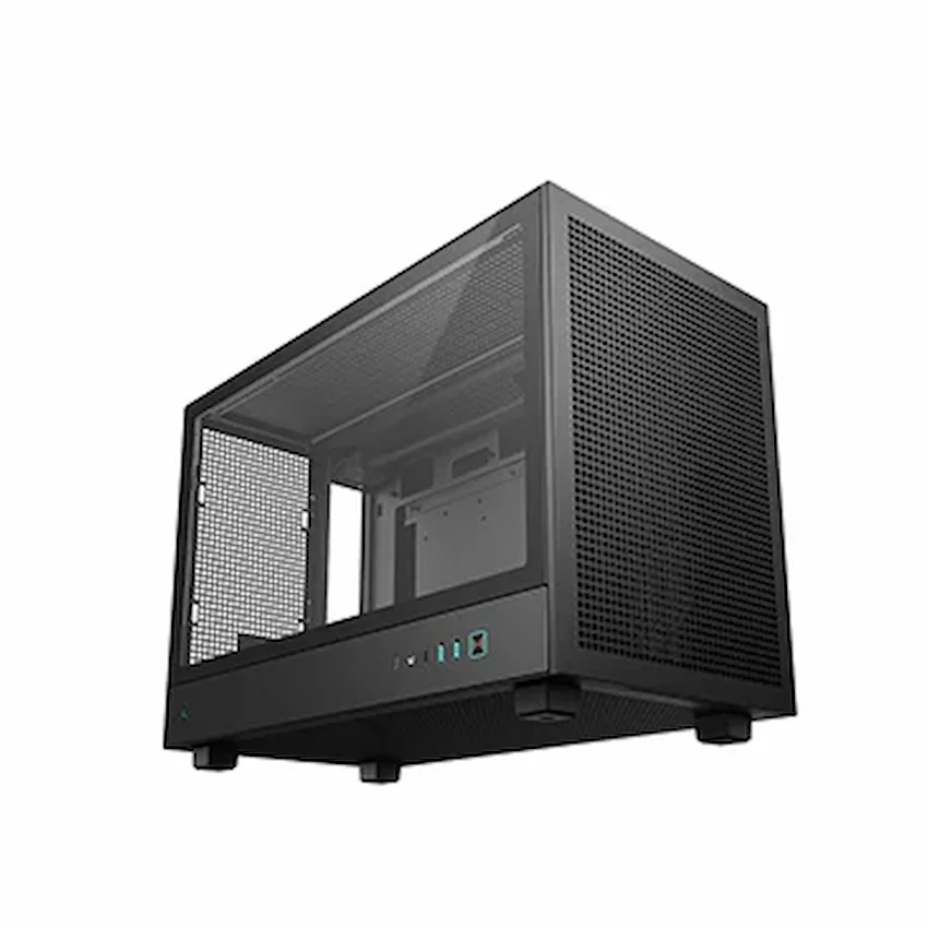 Case Deepcool CH260 (M-ATX/ Mini-ITX, Kính cường lực, Black)