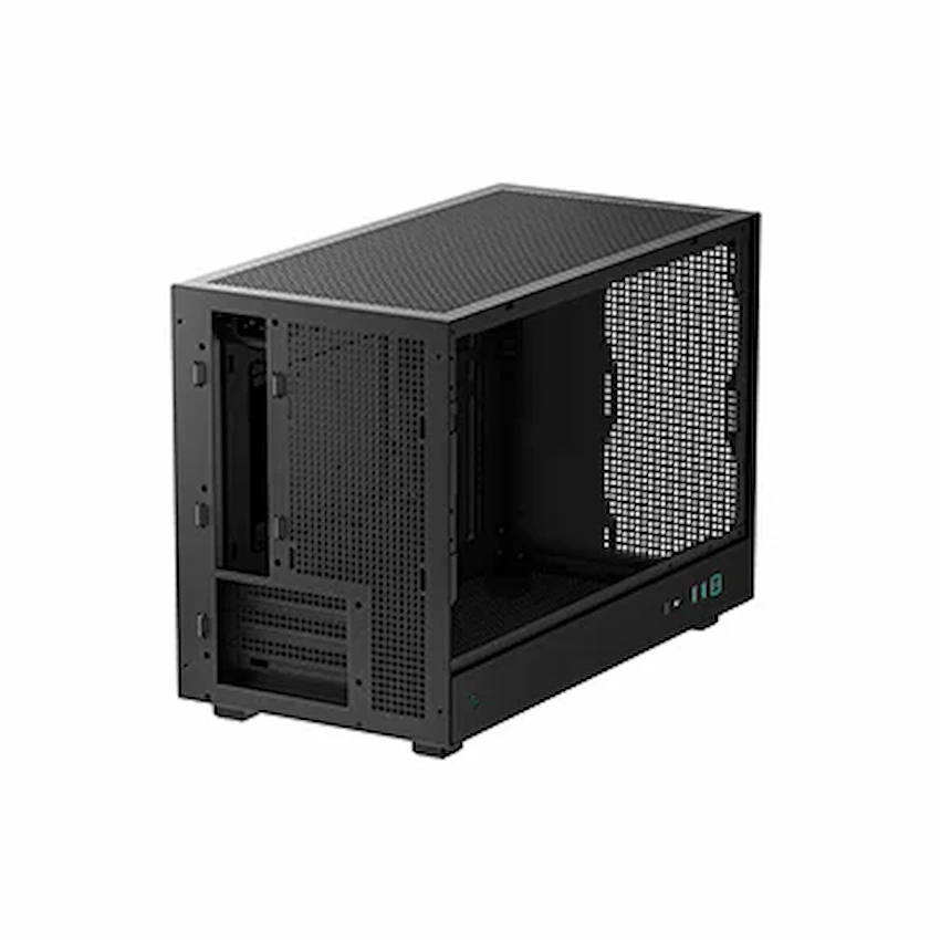 Case Deepcool CH260 (M-ATX/ Mini-ITX, Kính cường lực, Black)