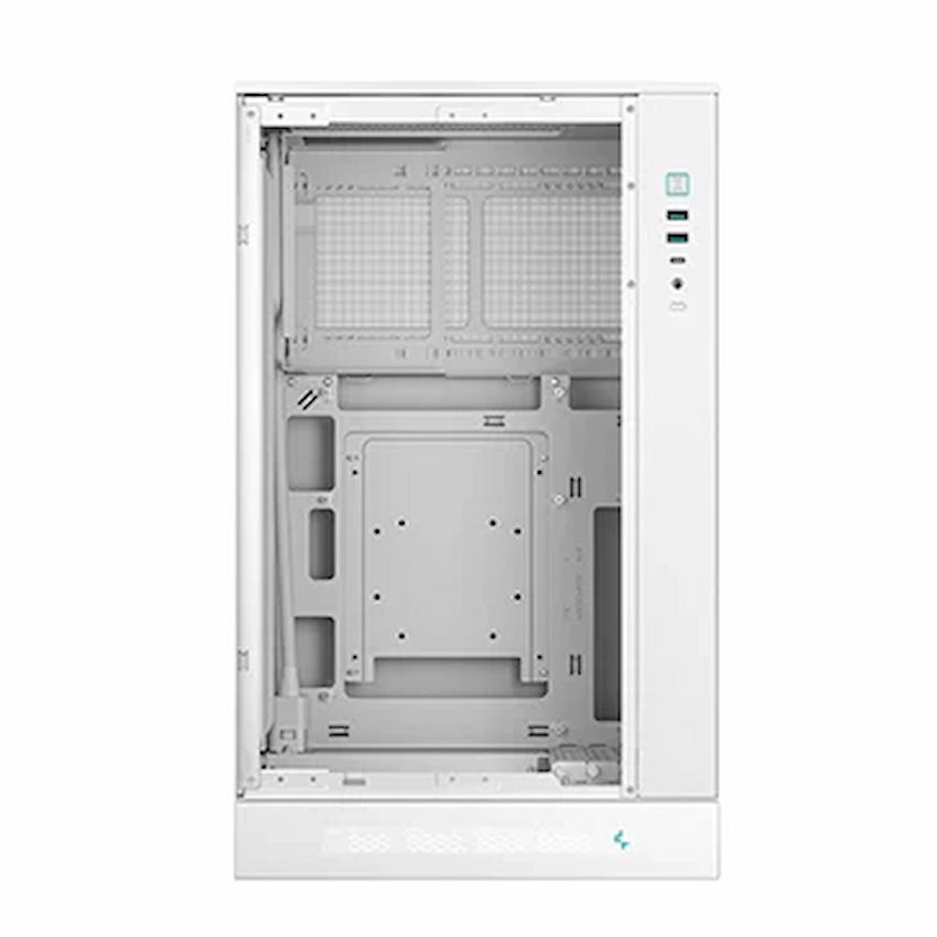 Case Deepcool CH270 Digital WH (M-ATX/ Mini-ITX, Kính cường lực, Hiển thị nhiệt độ, White)